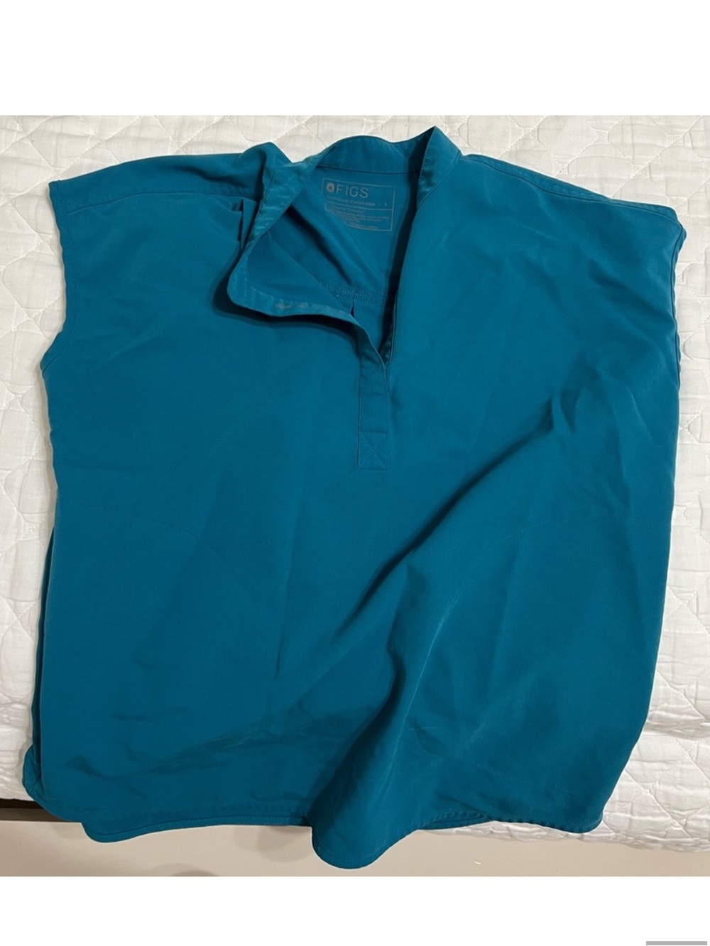 Figs Teal  Rafaela Top & Jogger Bottoms